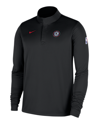 LA Clippers Men's Nike Dri-FIT NBA 1/4-Zip Long-Sleeve Top. Nike.com